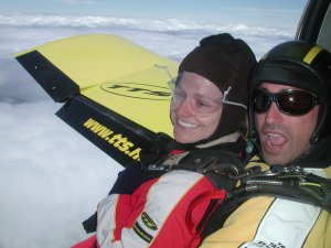 Caroline vor dem Sprung