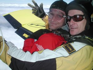 Christoph vor dem Sprung